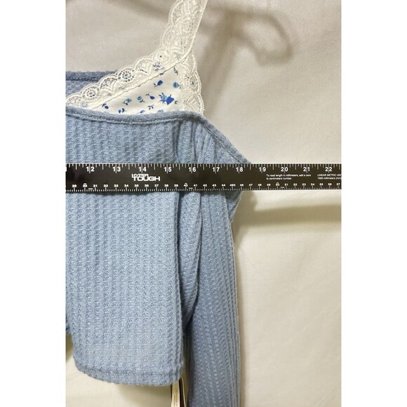 Romwe Womens L Aesthetic Long Sleeve Crop Top NWT - Picture 3 of 10